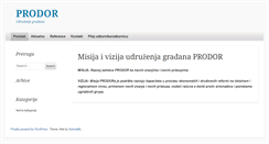 Desktop Screenshot of prodor.org